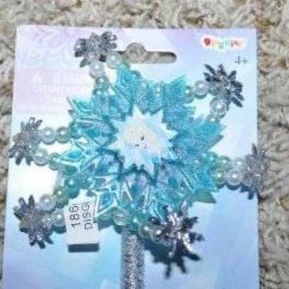 Toddler Disney Frozen Elsa Snow Queen Halloween Costume 3T/4T Dress, Wand Girls - Picture 10 of 11